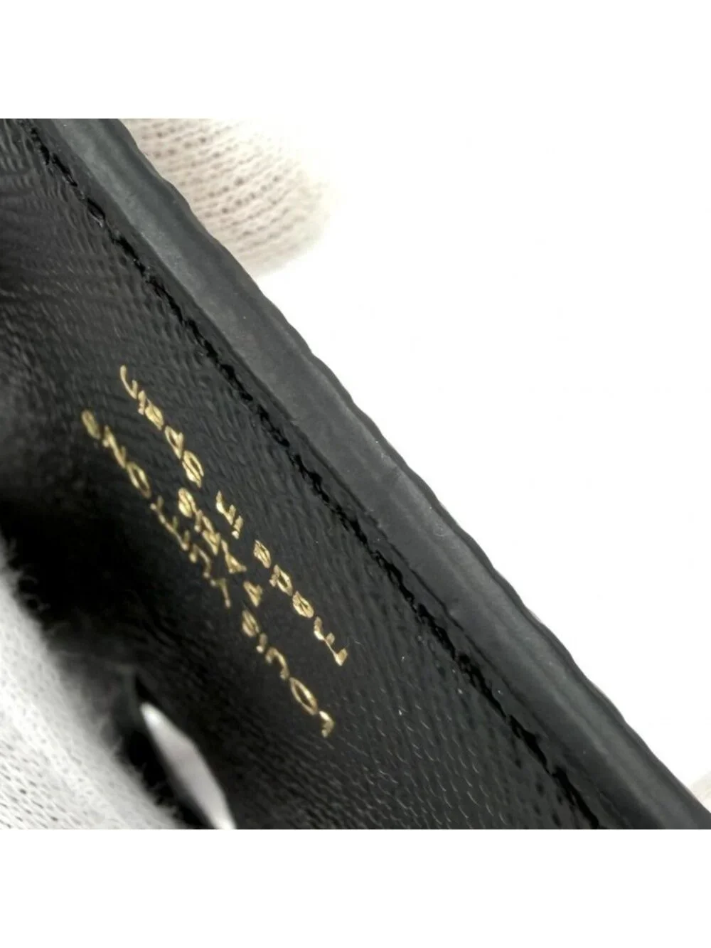 Louis Vuitton Card Case Monogram Reverse Holder Magnetic Business Fixed